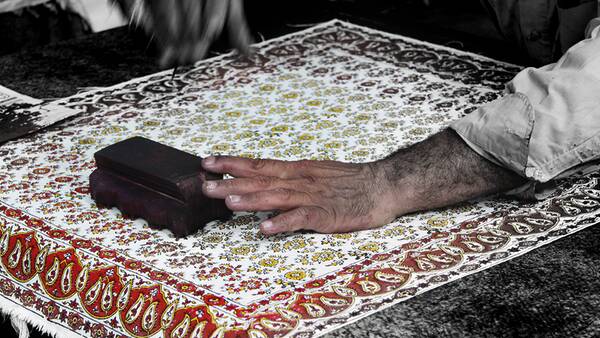 قلمکاری(إنه فن الطباعة أو النقش على القماش) (سمنان)